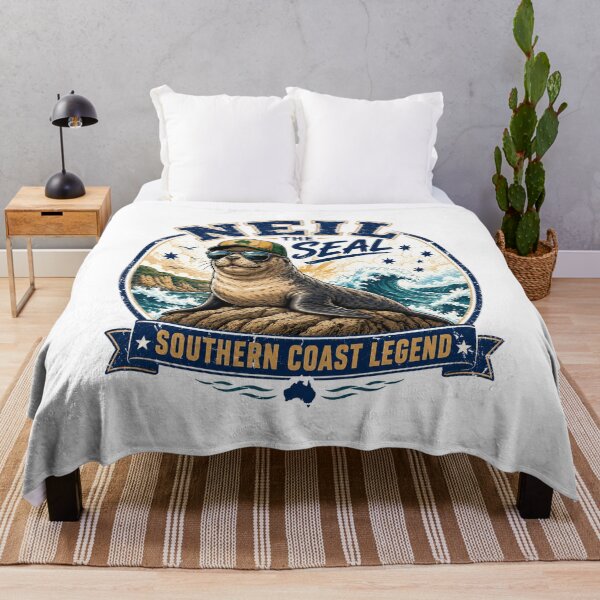Item preview, Neil the Seal – Tasmania’s Favourite Flipper designed and sold by Holiday-Hunter.