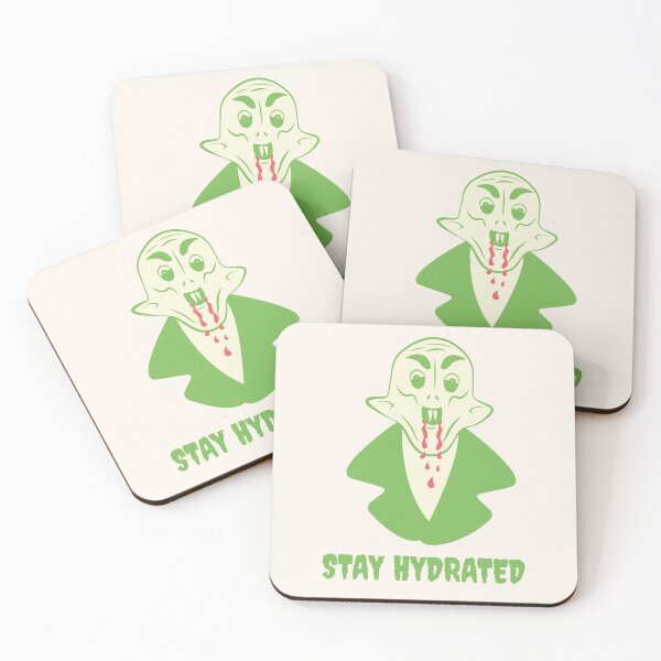 Item preview, Nosferatu Stay Hydrated Vampire Illustration designed and sold by beboplab.