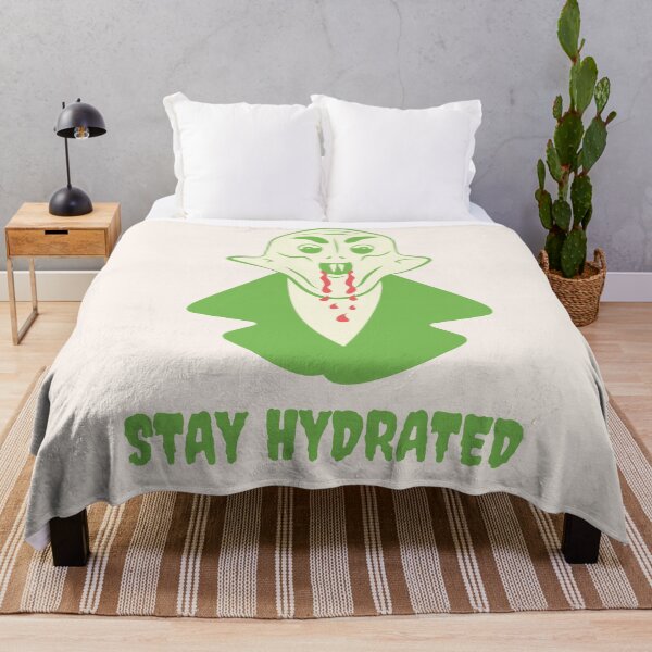 Item preview, Nosferatu Stay Hydrated Vampire Illustration designed and sold by beboplab.
