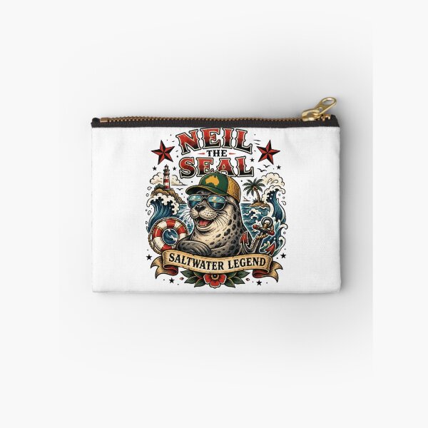 Item preview, Neil the Seal – Beach Nap Champion designed and sold by Holiday-Hunter.