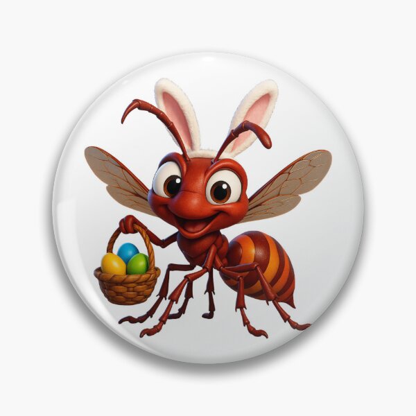 Item preview, Easter Red Paper Wasp designed and sold by Sillytoe.