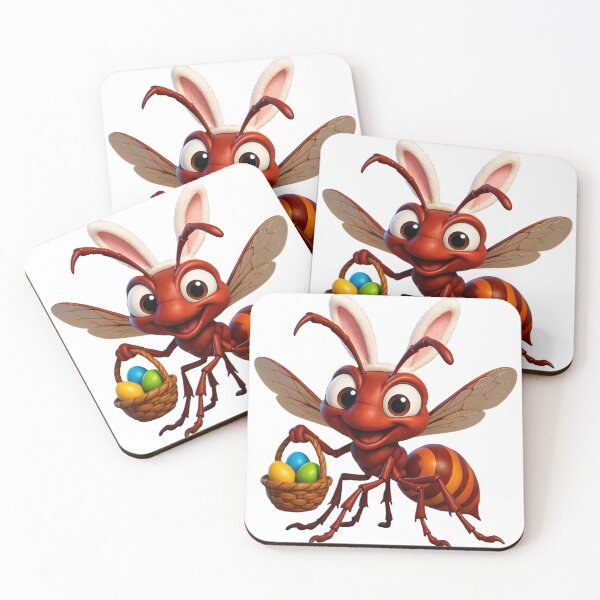 Item preview, Easter Red Paper Wasp designed and sold by Sillytoe.