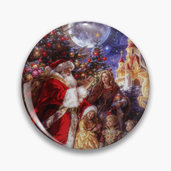 Item preview, Vintage Santa Claus Family Traditional Christmas designed and sold by GaffaDesigns.