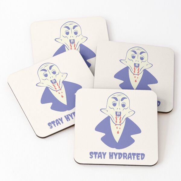 Item preview, Nosferatu Stay Hydrated Vampire Illustration designed and sold by beboplab.