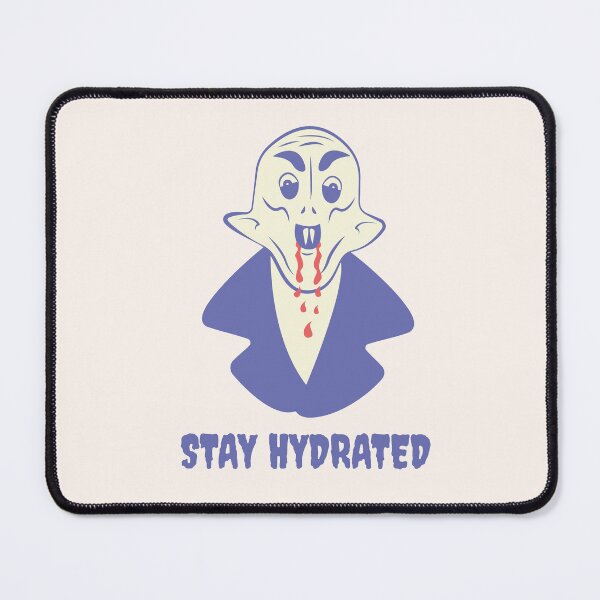 Item preview, Nosferatu Stay Hydrated Vampire Illustration designed and sold by beboplab.