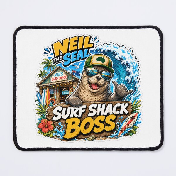 Item preview, Neil the Seal – The Great Southern Seal designed and sold by Holiday-Hunter.