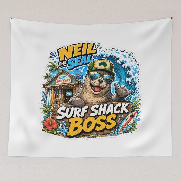 Item preview, Neil the Seal – The Great Southern Seal designed and sold by Holiday-Hunter.