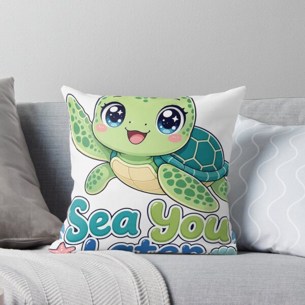 Item preview, Sea You Later Cute Turtle Kawaii designed and sold by BoosterShop.