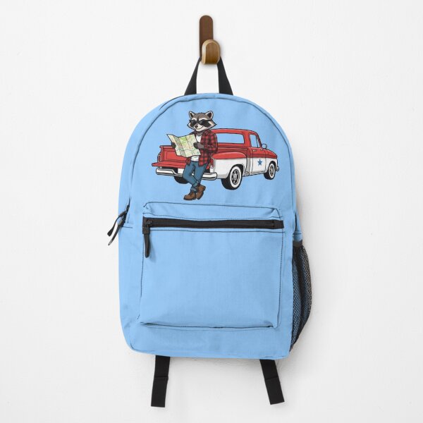 Item preview, Road Trip Raccoon, No Route Left To Chance designed and sold by NerdApproach.