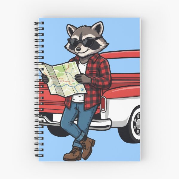 Item preview, Road Trip Raccoon, No Route Left To Chance designed and sold by NerdApproach.