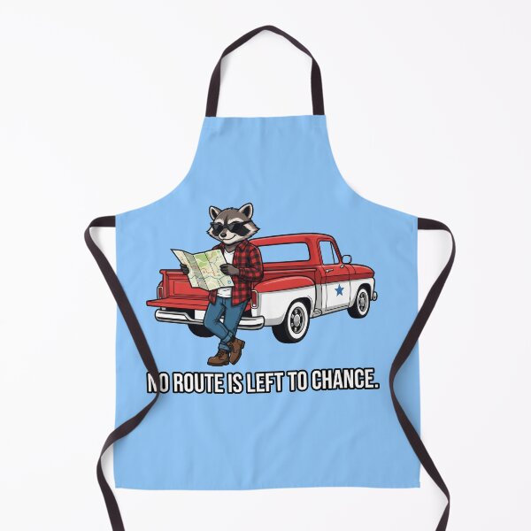 Item preview, Road Trip Raccoon, No Route Left To Chance designed and sold by NerdApproach.