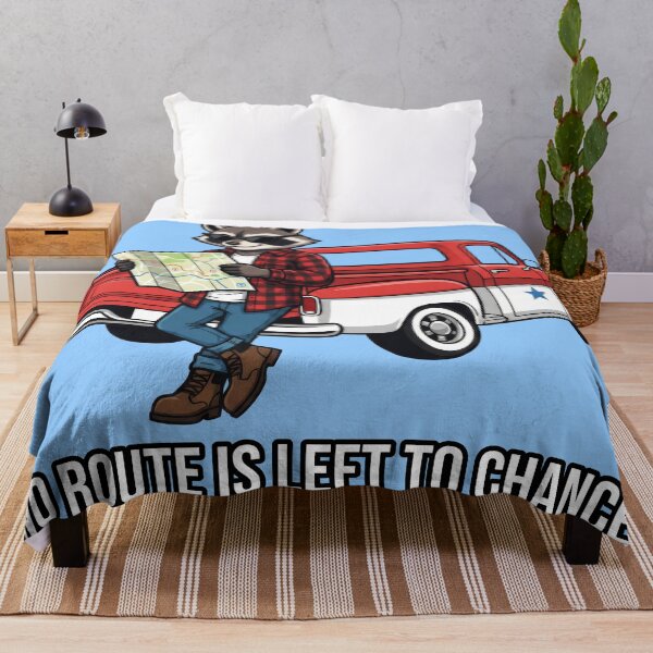 Item preview, Road Trip Raccoon, No Route Left To Chance designed and sold by NerdApproach.