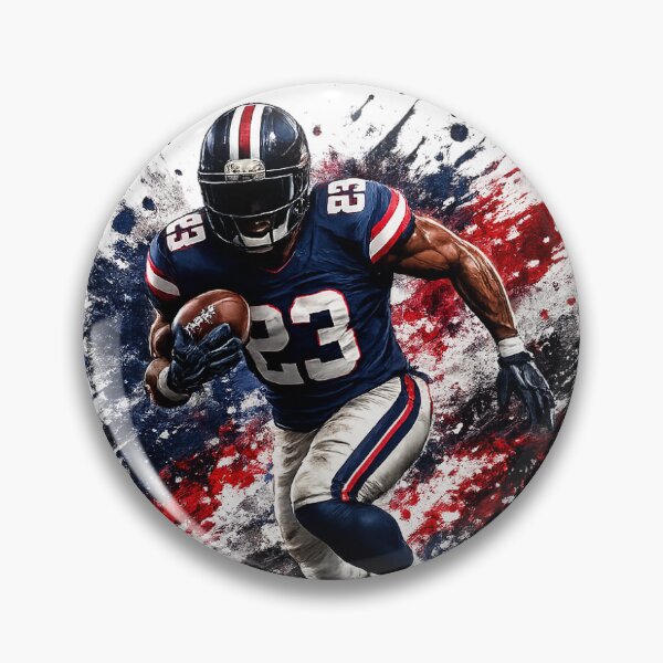 Item preview, American Football Running Back – Dynamic Sports Action Illustration designed and sold by TaoubaBee.