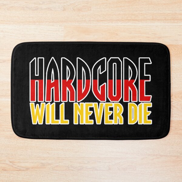 Item preview, Hardcore Will Never Die German Flag designed and sold by SPAZE-Typo.