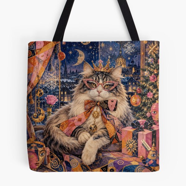 Item preview, The Christmas Cat King - Magical Night and Royal Gifts designed and sold by Natalia-Vlad.
