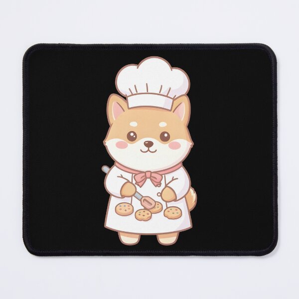Item preview, Cute Shiba Inu Chef Baking Cookies Kawaii Dog designed and sold by KCasual.