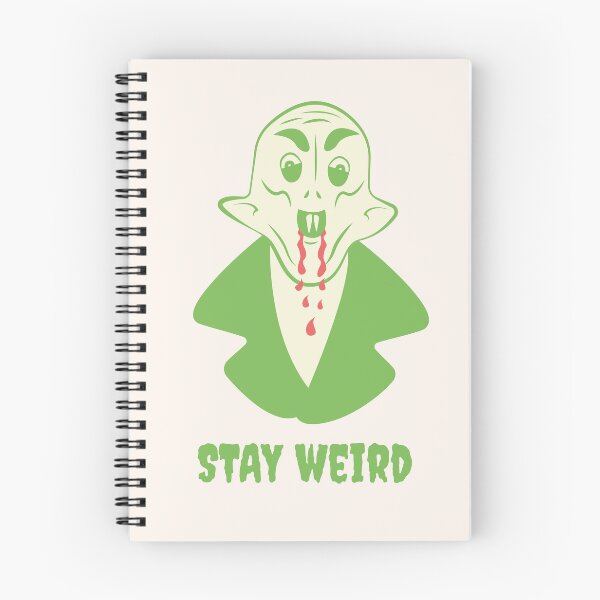 Item preview, Nosferatu Stay Weird Vampire Illustration designed and sold by beboplab.