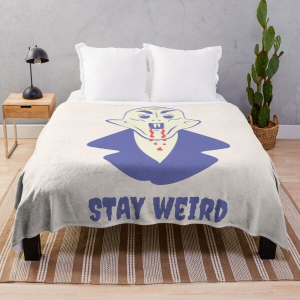 Item preview, Nosferatu Stay Weird Vampire Illustration designed and sold by beboplab.