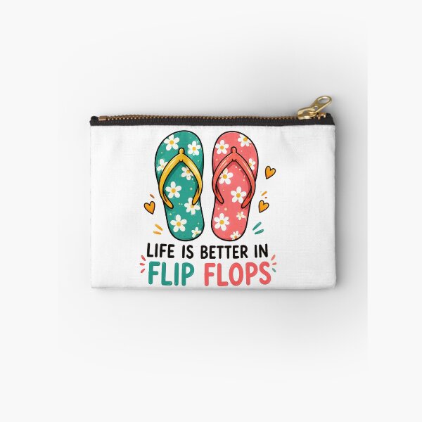 Item preview, Life Is Better in Flip Flops | Cute Beach Sandals | Summer Vacation Vibes designed and sold by RidaSalArt.