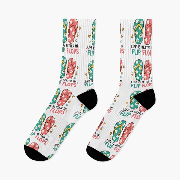 Item preview, Life Is Better in Flip Flops | Cute Beach Sandals | Summer Vacation Vibes designed and sold by RidaSalArt.