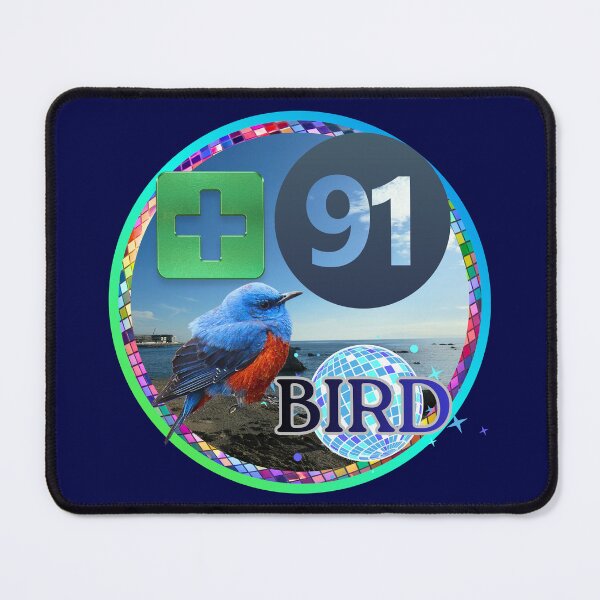 Item preview, Official +91BIRD Island SOUL Emblem - BOB Morito Beach Silver & Navy Edition designed and sold by Plus91BIRD.