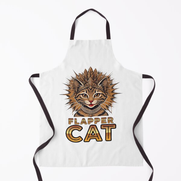 Item preview, Cat with Ornamental Headwear & Beaded Necklace designed and sold by ColeLaniTrading.