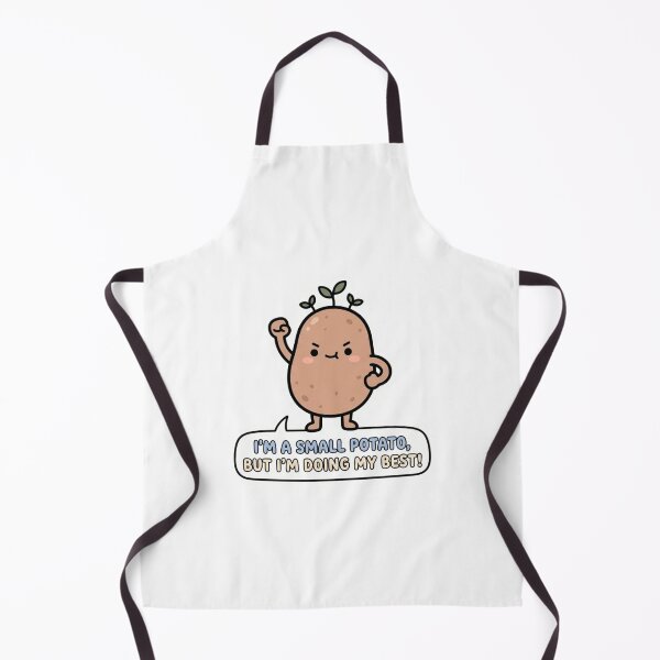 Item preview, Cute Small Potato Doing My Best Cartoon designed and sold by Pixele.