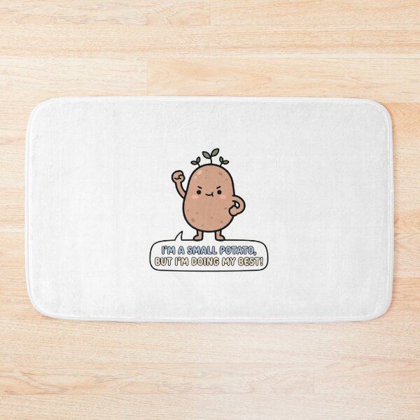 Item preview, Cute Small Potato Doing My Best Cartoon designed and sold by Pixele.