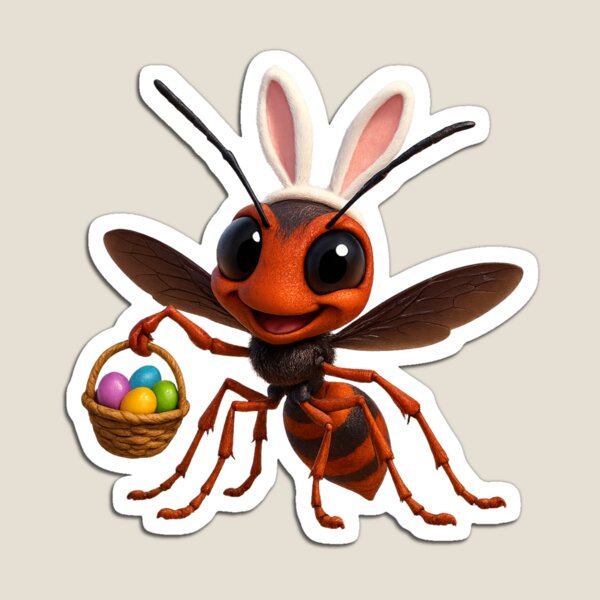 Item preview, Easter Spider Wasp designed and sold by Sillytoe.