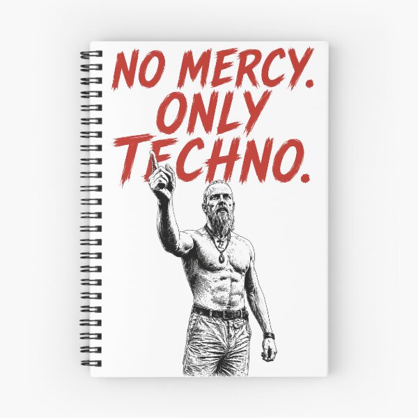 Item preview, Techno Viking - No Mercy. Only Techno. designed and sold by AIEverything.