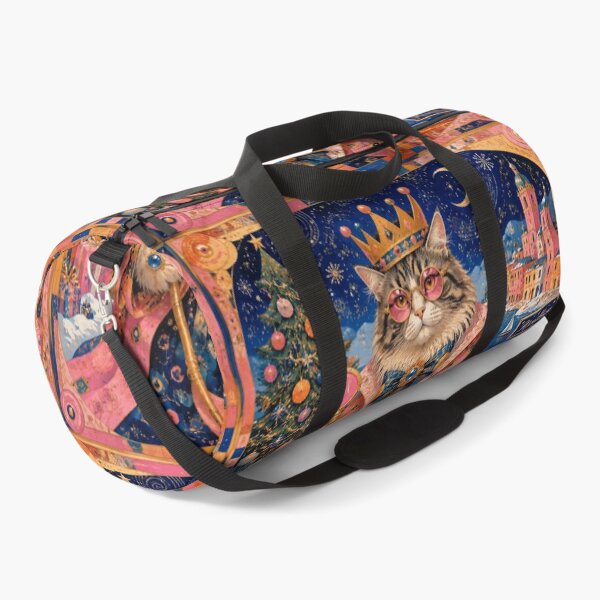 Item preview, The Christmas Eve Cat King - Christmas Magic and Champagne designed and sold by Natalia-Vlad.