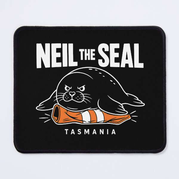 Item preview, Neil the Seal Minimalist - Traffic Cone Crusher designed and sold by Uglyandcute.