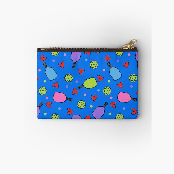 Item preview, Pickleball Paddles and Hearts Doodle Pattern Blue designed and sold by CI Creative Design LLC.