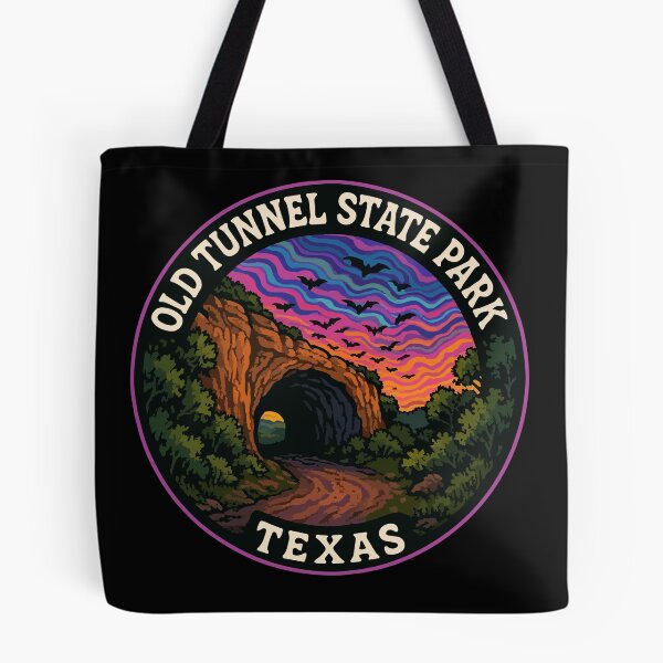Item preview, Old Tunnel State Park Texas Trippy Travel designed and sold by TomFrontierArt.