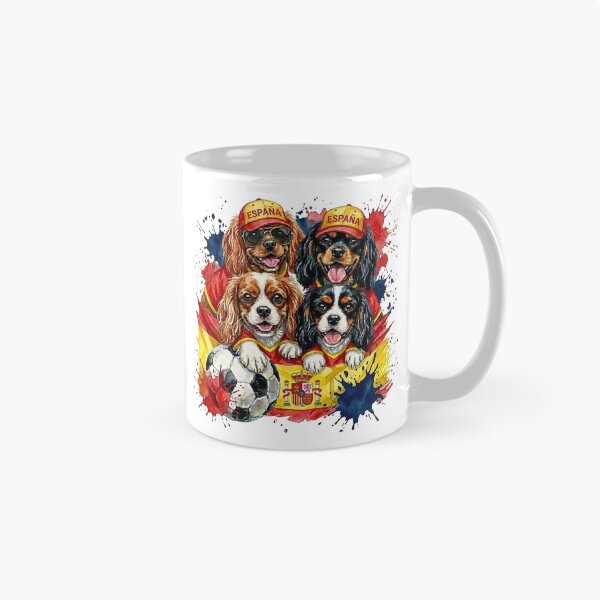 Item preview, Cavalier King Charles spaniels World Cup Spain Suppawters designed and sold by The Suppawters.