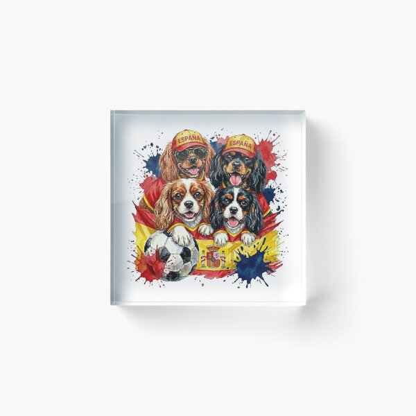 Item preview, Cavalier King Charles spaniels World Cup Spain Suppawters designed and sold by The Suppawters.