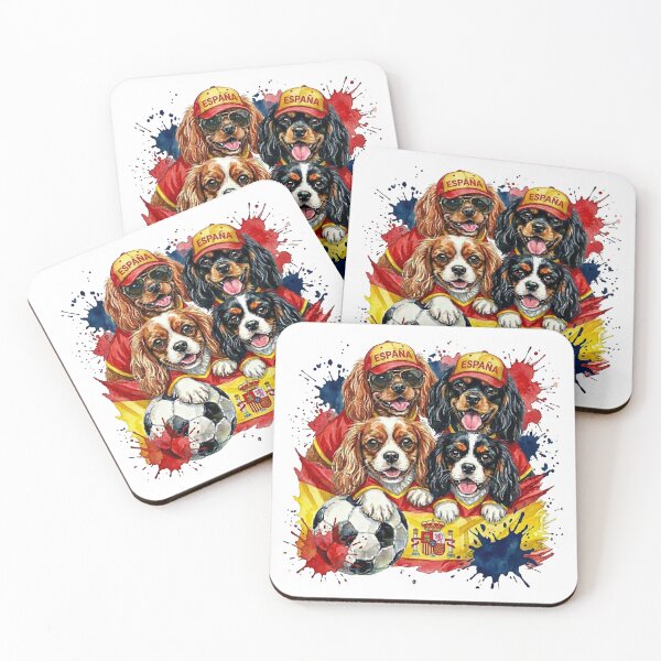 Item preview, Cavalier King Charles spaniels World Cup Spain Suppawters designed and sold by The Suppawters.