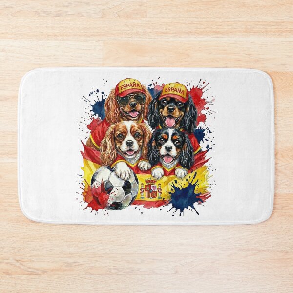 Item preview, Cavalier King Charles spaniels World Cup Spain Suppawters designed and sold by The Suppawters.
