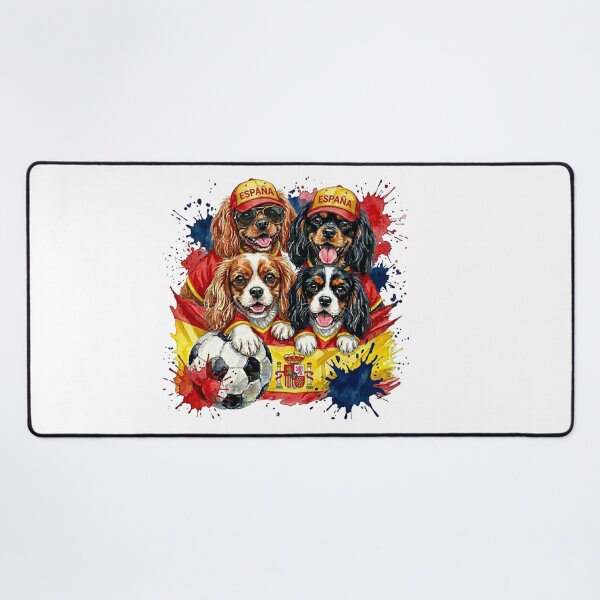 Item preview, Cavalier King Charles spaniels World Cup Spain Suppawters designed and sold by The Suppawters.