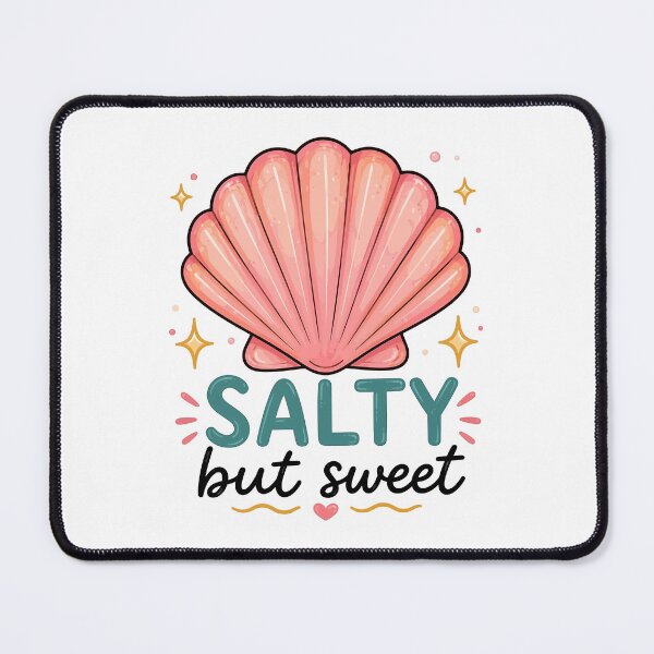 Item preview, Salty but Sweet Seashell | Cute Coastal Beach Design | Summer Ocean Aesthetic designed and sold by RidaSalArt.