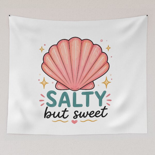 Item preview, Salty but Sweet Seashell | Cute Coastal Beach Design | Summer Ocean Aesthetic designed and sold by RidaSalArt.