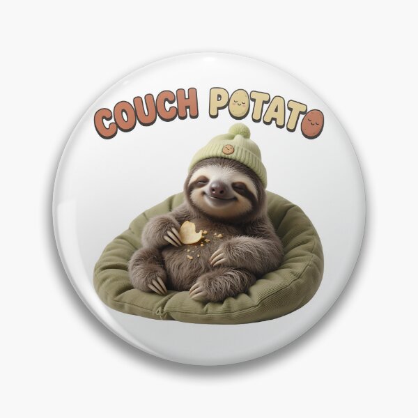 Artikelvorschau, Coach potato, Ho-hum attitude, Do nothing attitude, Couldn't-give-a-damn attitude,Three-toed sloth entworfen und verkauft von ParadoxParadox.