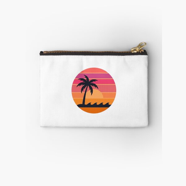 Item preview, Retro Synthwave Sunset with Palm Tree designed and sold by Pixele.