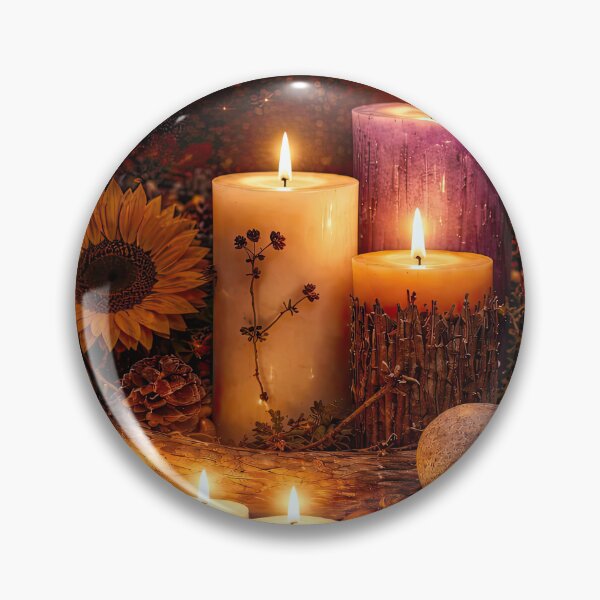 Item preview, Warm Candlelight and Autumn Samhain Inspirited Pagan Wicca designed and sold by Stephanie Laird.