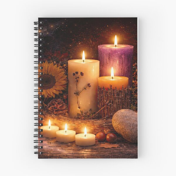 Item preview, Warm Candlelight and Autumn Samhain Inspirited Pagan Wicca designed and sold by Stephanie Laird.