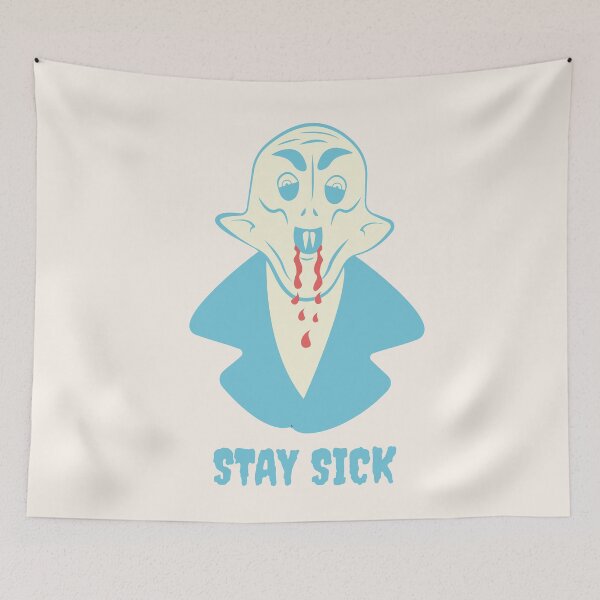 Item preview, Nosferatu Stay Sick Vampire Illustration  designed and sold by beboplab.