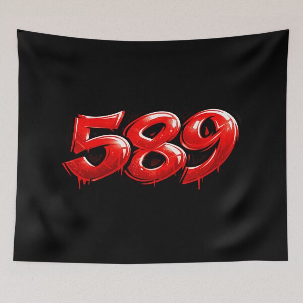 Item preview, 589 Bright Red Graffiti designed and sold by DesignsMjB.