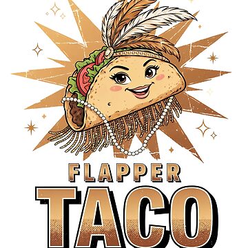 Imagen de la obra Roaring Twenties Savory Tortilla Party Graphic de ColeLaniTrading