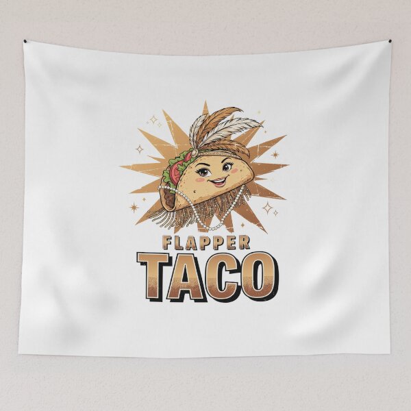 Item preview, Roaring Twenties Savory Tortilla Party Graphic designed and sold by ColeLaniTrading.