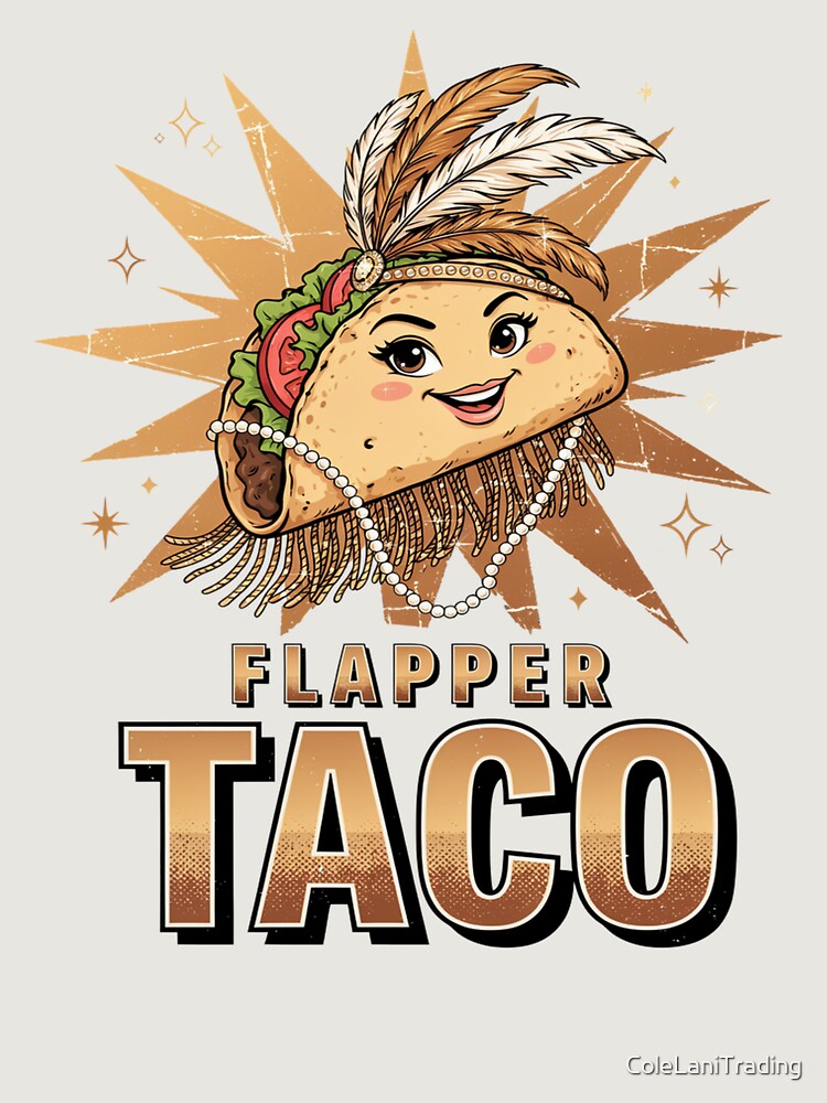Thumbnail 6 von 6, Premium Oversized Pullover, Roaring Twenties Savory Tortilla Party Graphic designt und verkauft von ColeLaniTrading.